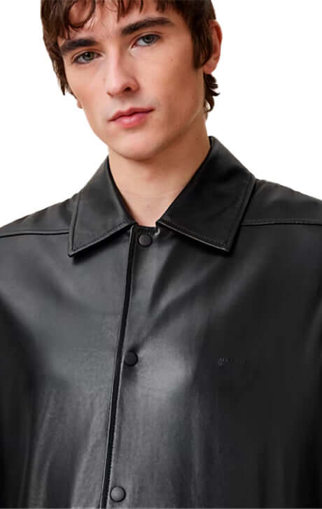 Minimalist Leather Jacket