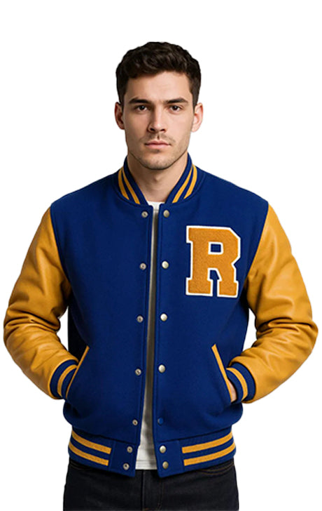 Wool Varsity Style with 'R' Patch