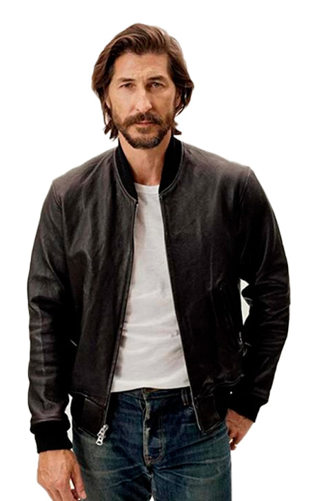 Bruiser Leather Bomber Jacket