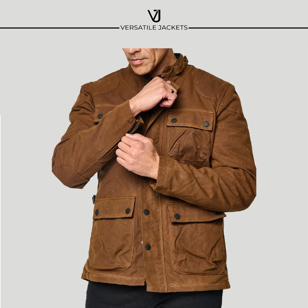 Classic Brown Leather Jacket