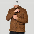Classic Brown Leather Jacket