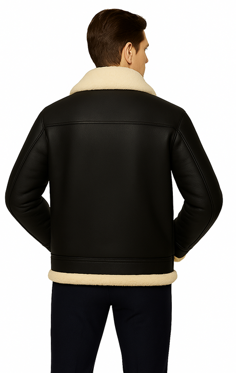 Sheepskin Shearling Aviator Jacket