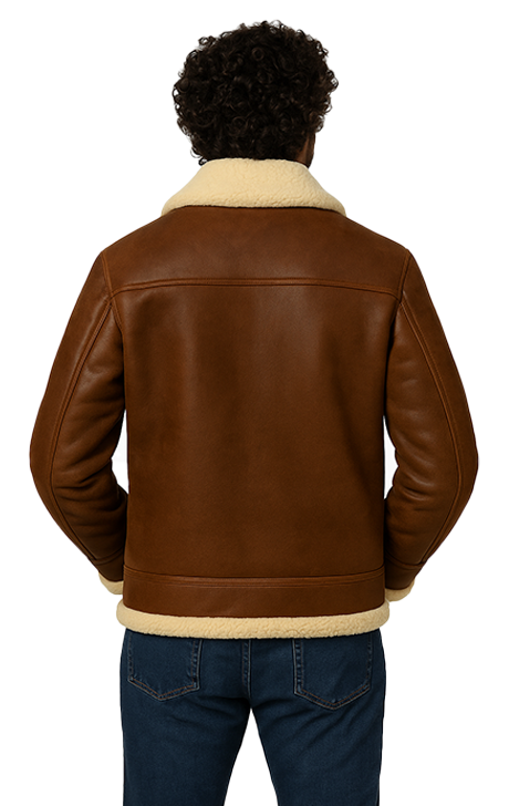 Sheepskin Shearling Aviator Jacket